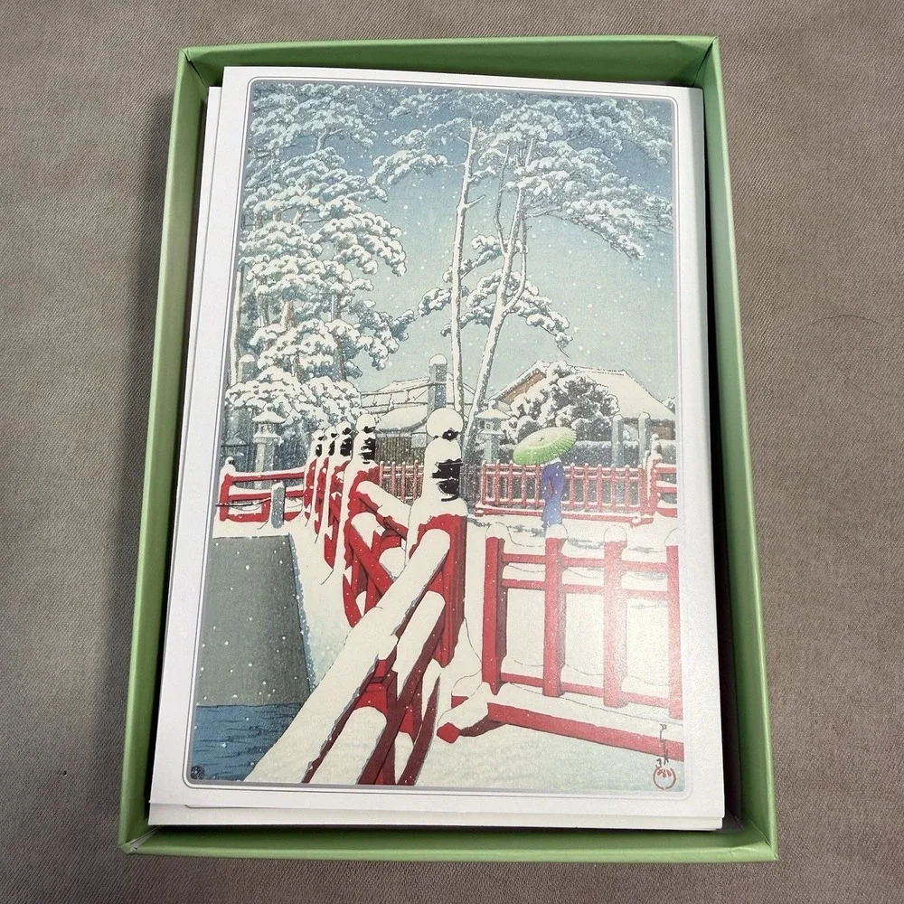 Kawase Hasui  Boxed ‎ Holiday Cards  20 cards and envelopes